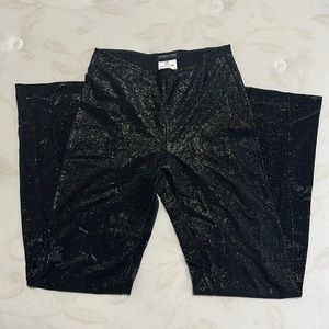 Patrizia Pepe Firenze Black Sparkly Glitter Pants